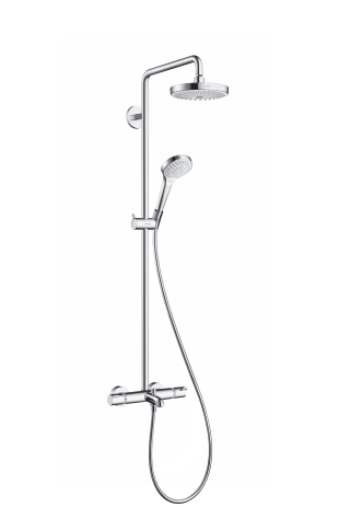 Showerpipe Croma Select S 180 Wanne weiss/chrom