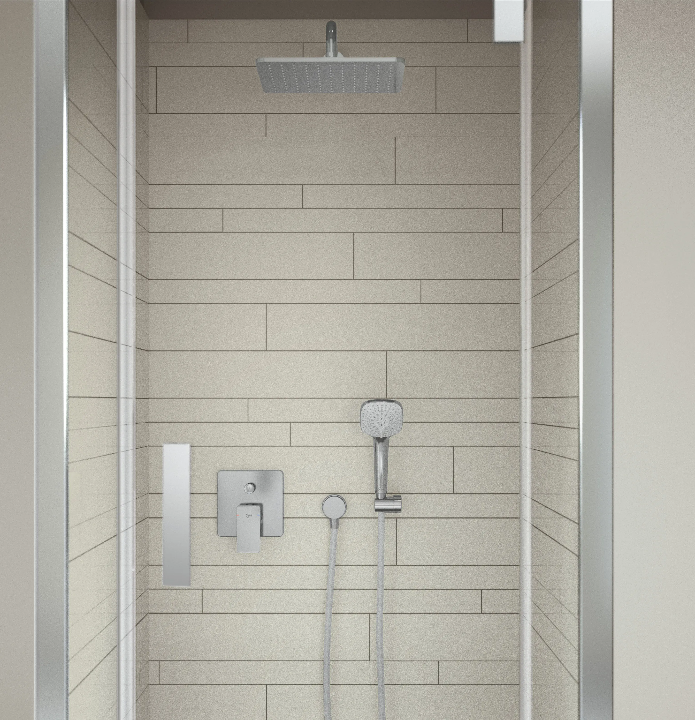 Ideal Standard IdealRain Wandanschluss 400mm Chrom Ideal Standard IdealRain Wandanschluss 400mm Chrom