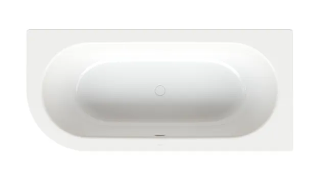 BetteStarlet V Badewanne, weiß, 1850 x 850 mm, 30 mm Randhöhe, 2-Sitzer, Einbau, glasierter Titan-Stahl