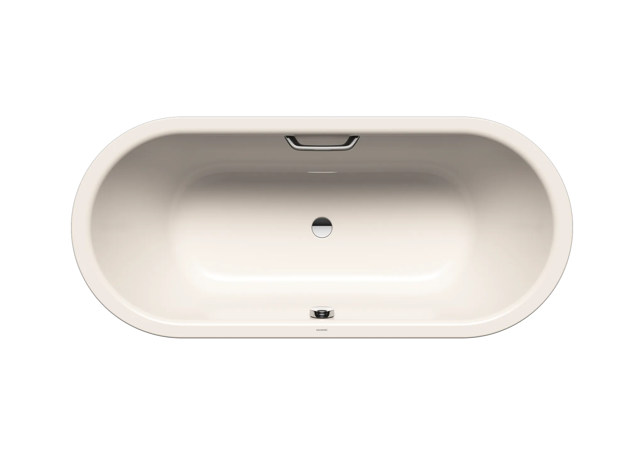 Kaldewei Badewanne „Classic Duo Oval“ oval 1700 × 700 mm, mit Grifflochbohrungen in pergamon