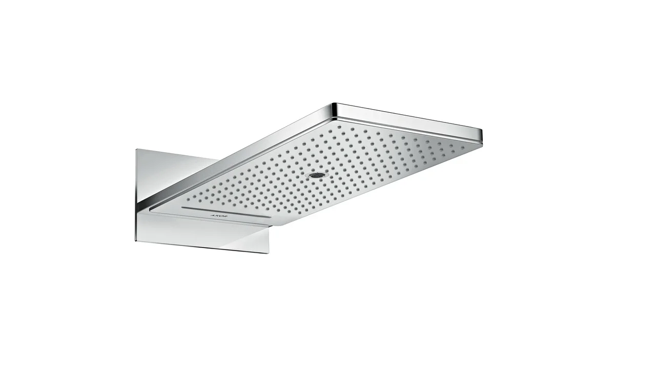 Hansgrohe AXOR ShowerSolutions Kopfbrause 3jet Chrom, 580 x 260 mm, Wandmontage, DN15, für Durchlauferhitzer geeignet Hansgrohe AXOR ShowerSolutions Kopfbrause 3jet Chrom, 580 x 260 mm, Wandmontage, DN15, für Durchlauferhitzer geeignet