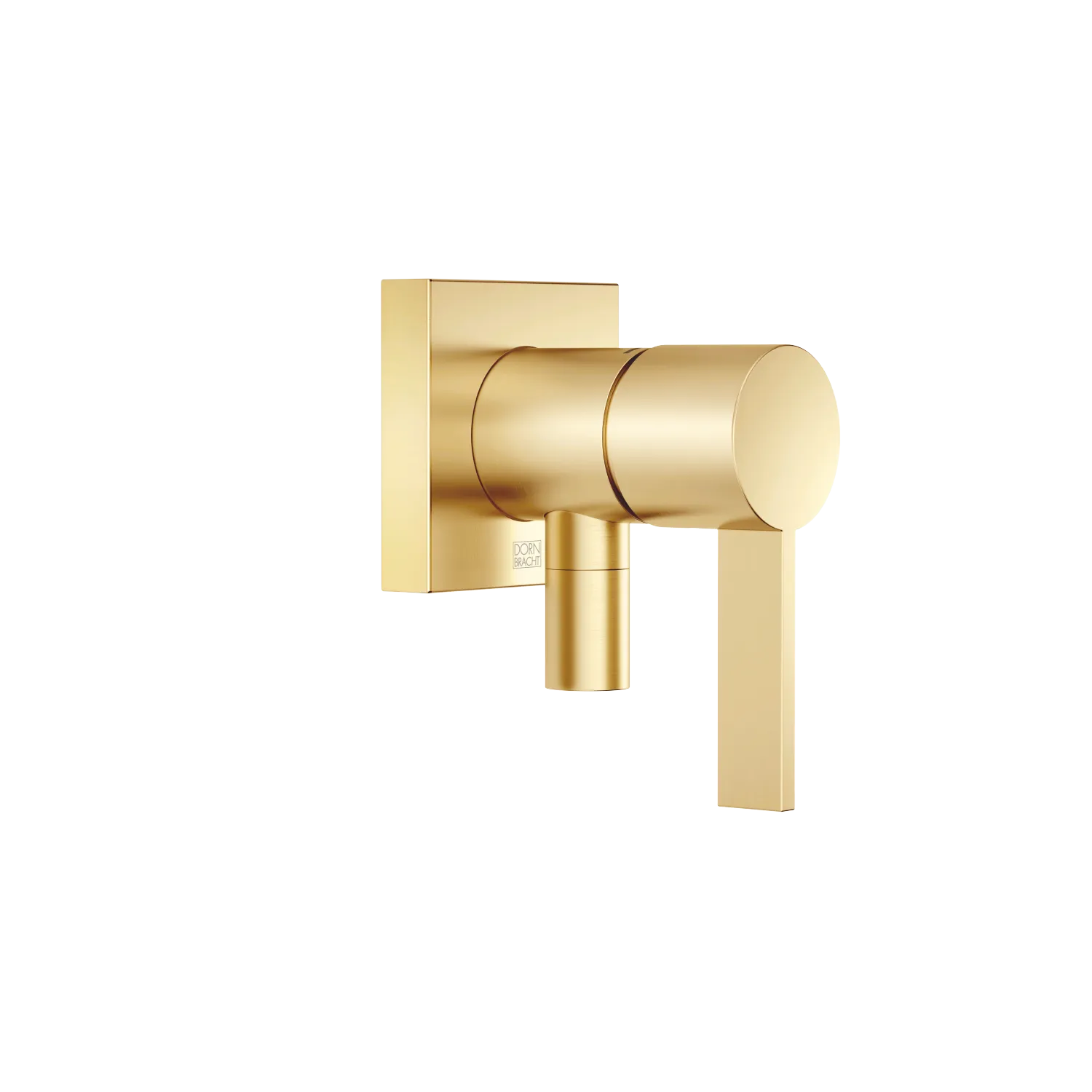 Dornbracht UP-Einhandbatterie mit Abdeckplatte, Gold gebürstet PVD, 80 x 80 mm, eigensicher gegen Rückfließen Dornbracht UP-Einhandbatterie mit Abdeckplatte, Gold gebürstet PVD, 80 x 80 mm, eigensicher gegen Rückfließen