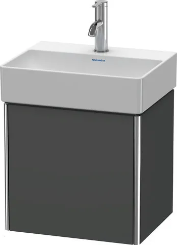 Duravit Waschtischunterschrank wandhängend „XSquare“ 43,4 × 39,7 × 34 cm Graphit Matt