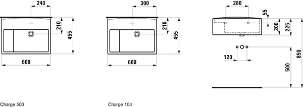 Klassenzimmerbecken COLLEGE 455x600 1 Hahnloch Mitte des Innenbeckens mit Überlauf weiß Klassenzimmerbecken COLLEGE 455x600 1 Hahnloch Mitte des Innenbeckens mit Überlauf weiß