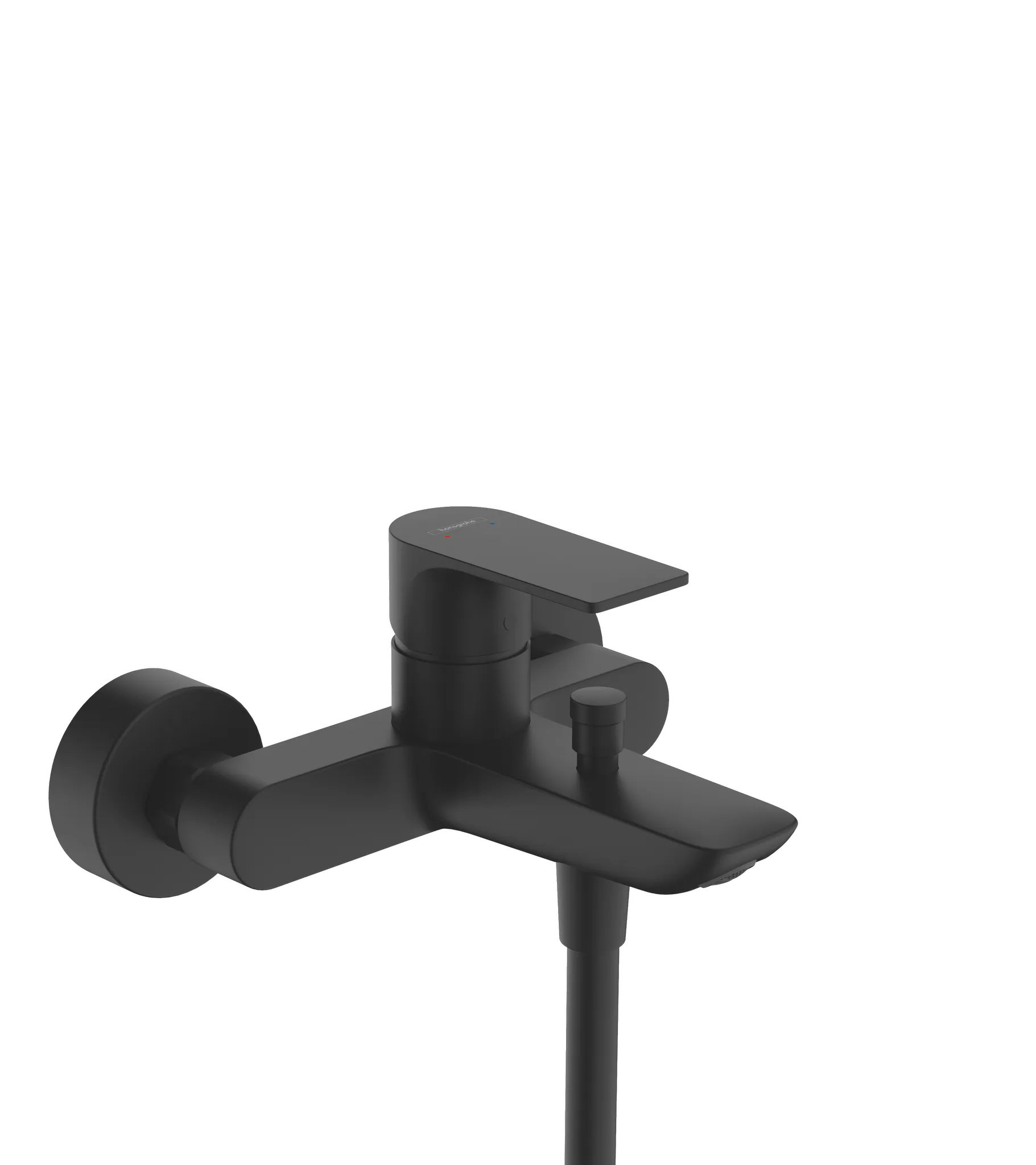 Hansgrohe Rebris E Einhebel-Wannenmischer Aufputz, Mattschwarz Hansgrohe Rebris E Einhebel-Wannenmischer Aufputz, Mattschwarz