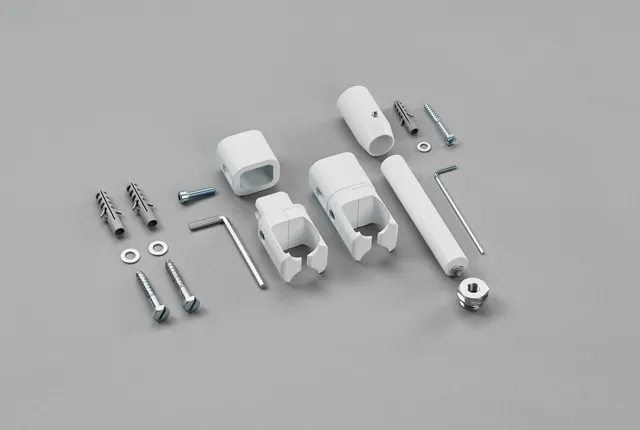 Zehnder Raumteiler-Montageset für Elektroheizkörper „Toga“ in chrom Zehnder Raumteiler-Montageset für Elektroheizkörper „Toga“ in chrom