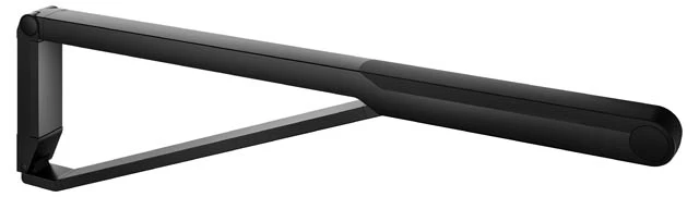 KEUCO AXESS Stützklappgriff WC 850 mm schwarz matt/schwarz KEUCO AXESS Stützklappgriff WC 850 mm schwarz matt/schwarz