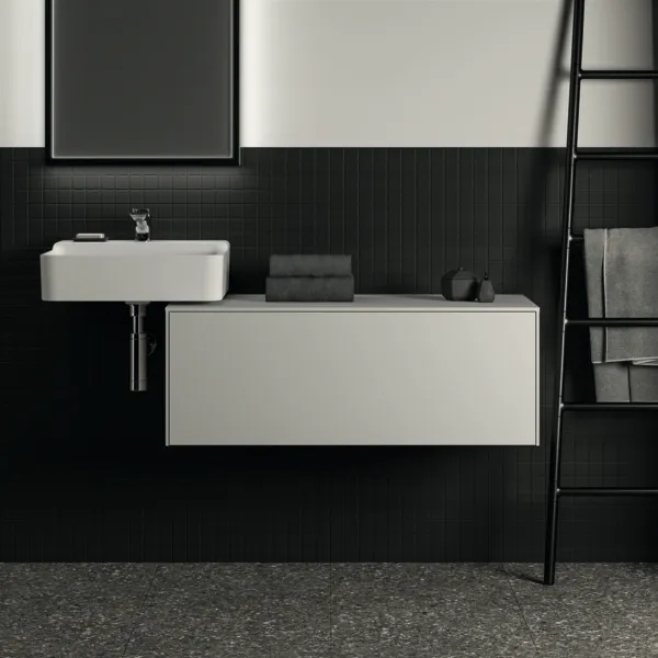 Ideal Standard Waschtischunterschrank „Conca“ 100,2 × 37 × 50,5 cm Weiß matt lackiert Ideal Standard Waschtischunterschrank „Conca“ 100,2 × 37 × 50,5 cm Weiß matt lackiert