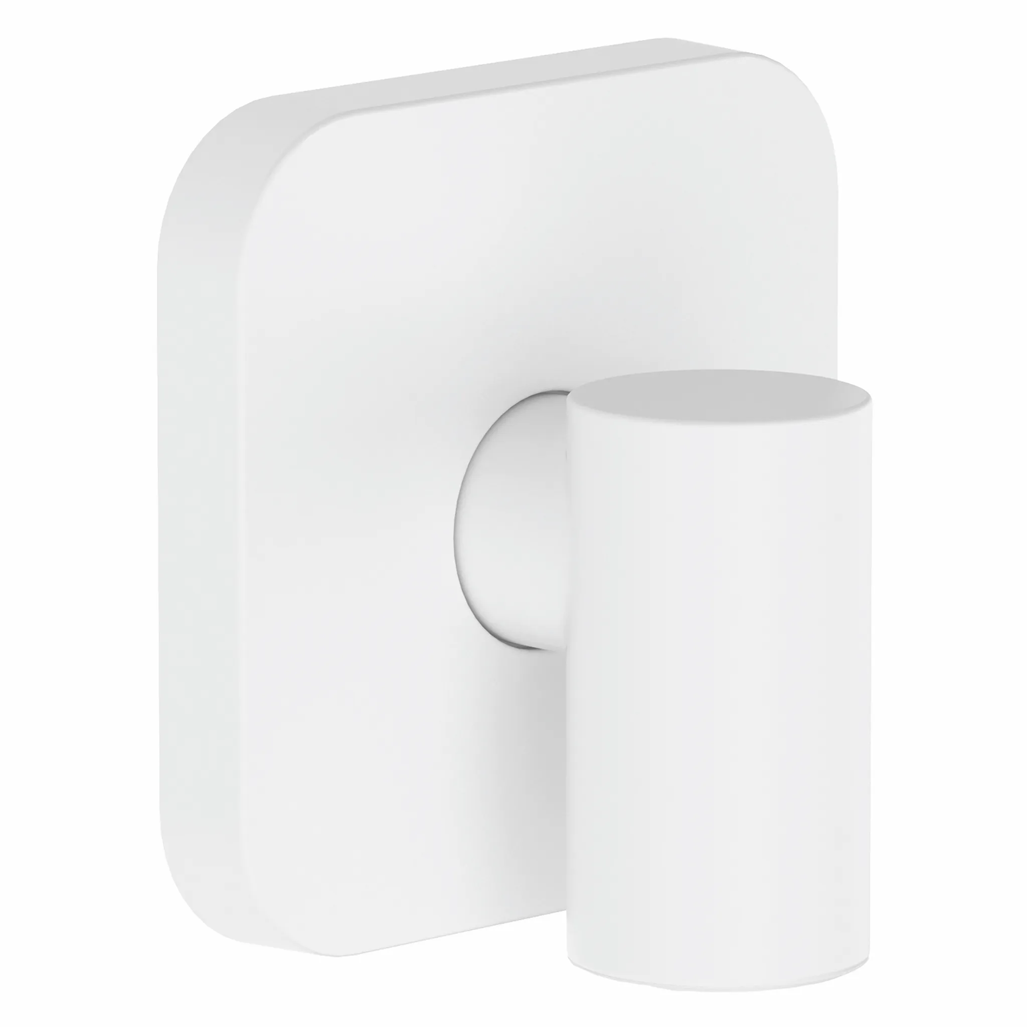 Hansgrohe FixFit Fine Q Wandanschluss mit Rückflussverhinderer, Mattweiß