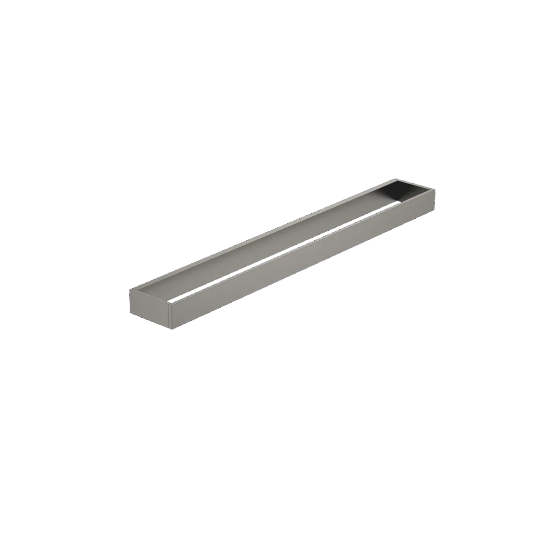 Dornbracht Badetuchhalter SERIENSPEZIFISCH Dark Platinum gebürstet 83060780, Stichmaß 400mm, Breite 600mm, Höhe 35mm, Ausladung 80mm