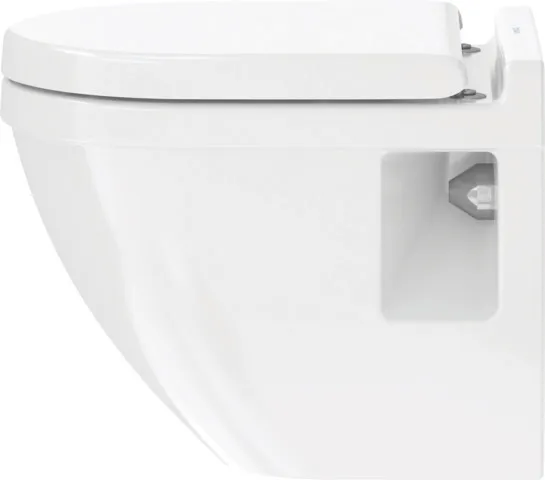 Duravit WC-Sitz „Starck 3“ 37 × 43,6 × 3,8 cm in, Scharniere Edelstahl Duravit WC-Sitz „Starck 3“ 37 × 43,6 × 3,8 cm in, Scharniere Edelstahl