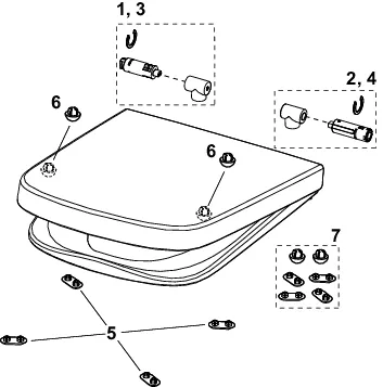 TECEone WC-Sitz Toilettenaufsatz: Absenkautomatik und Deckelfunktion TECEone WC-Sitz Toilettenaufsatz: Absenkautomatik und Deckelfunktion