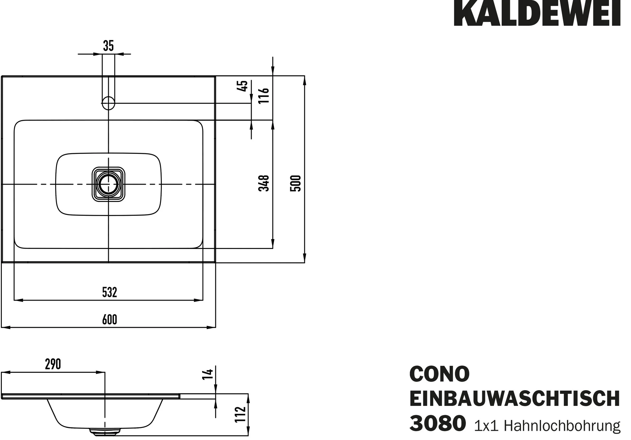 Kaldewei CONO Einbauwaschtisch, 600x500 mm, bahamabeige, Perl-Effekt, 14 mm Randhöhe, ohne Überlauf Kaldewei CONO Einbauwaschtisch, 600x500 mm, bahamabeige, Perl-Effekt, 14 mm Randhöhe, ohne Überlauf