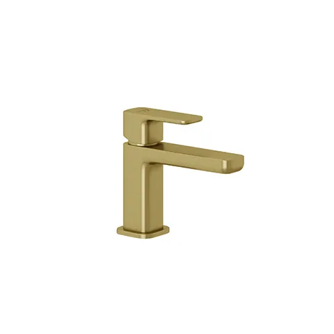 Kludi RENON Waschtisch-Einhandmischer 85 DN 15, Brushed Gold, Push-Open Ablaufgarnitur, 4,5 l/min Durchfluss, DVGW-zugelassen Kludi RENON Waschtisch-Einhandmischer 85 DN 15, Brushed Gold, Push-Open Ablaufgarnitur, 4,5 l/min Durchfluss, DVGW-zugelassen