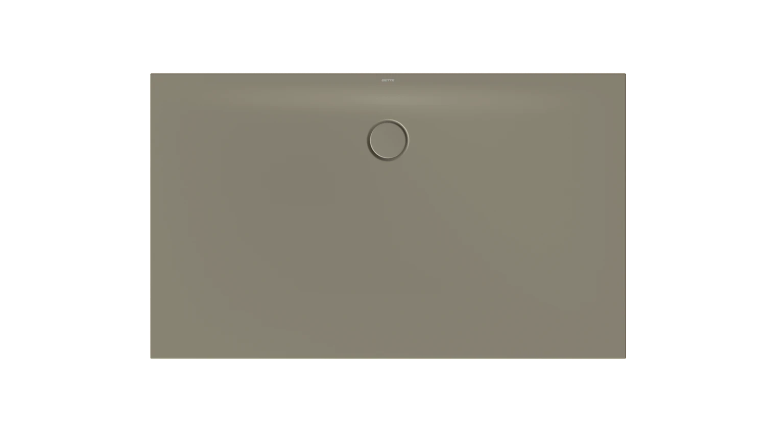 Bette rechteck Duschwanne „BetteFloor Side“ 1500 × 900 mm ohne Oberflächenbeschichtung, ohne Oberflächenveredelung, ohne Wannenträger, in Graphite