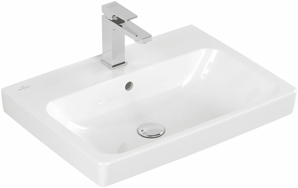 Villeroy & Boch Architectura Waschbecken 600x445mm Rechteck 1HL. mit Überlauf Weiß Alpin Villeroy & Boch Architectura Waschbecken 600x445mm Rechteck 1HL. mit Überlauf Weiß Alpin