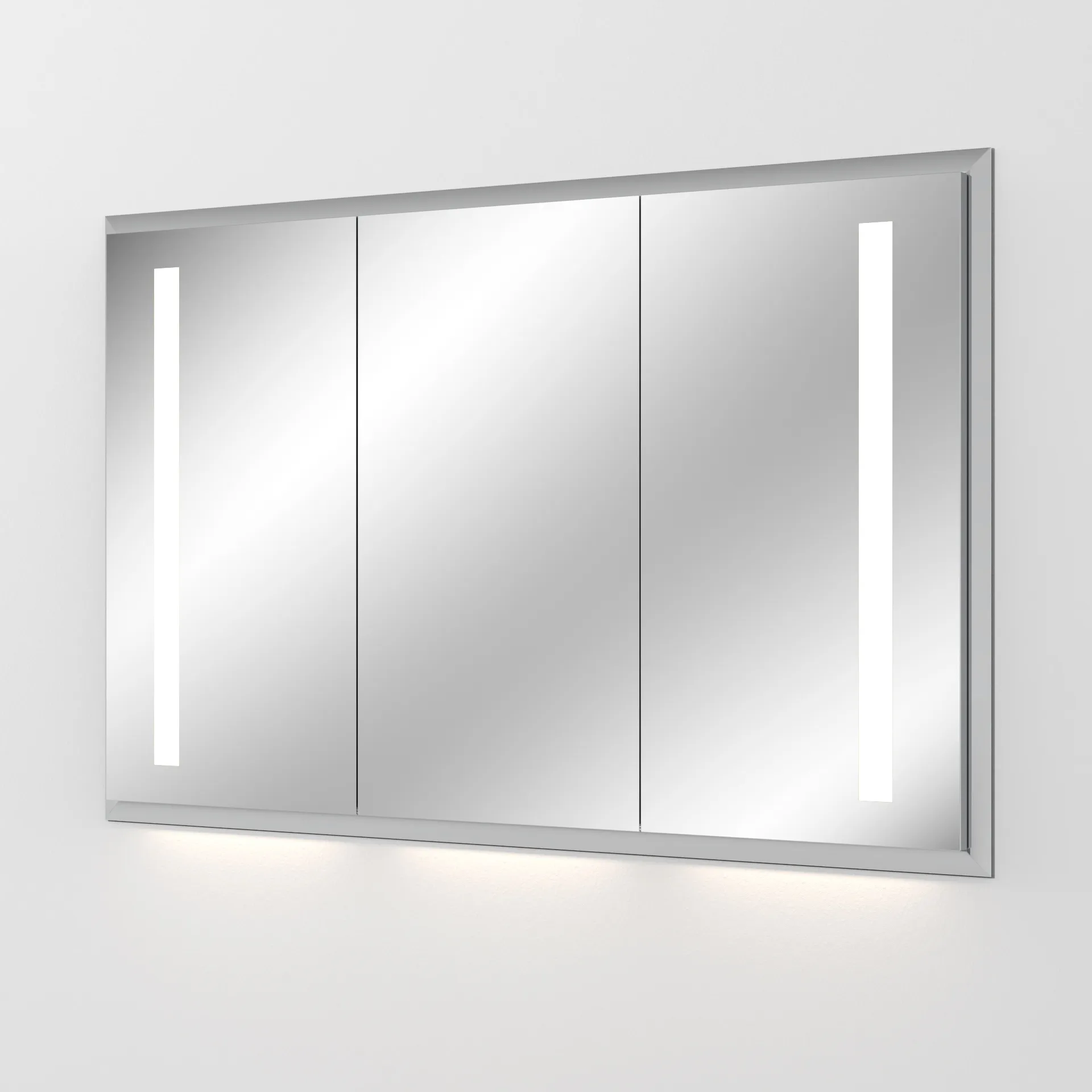 Sanipa Wandeinbau Spiegelschrank „Wilma“ 1249 × 750 × 173 mm Anschlag links, links, Anschlag links