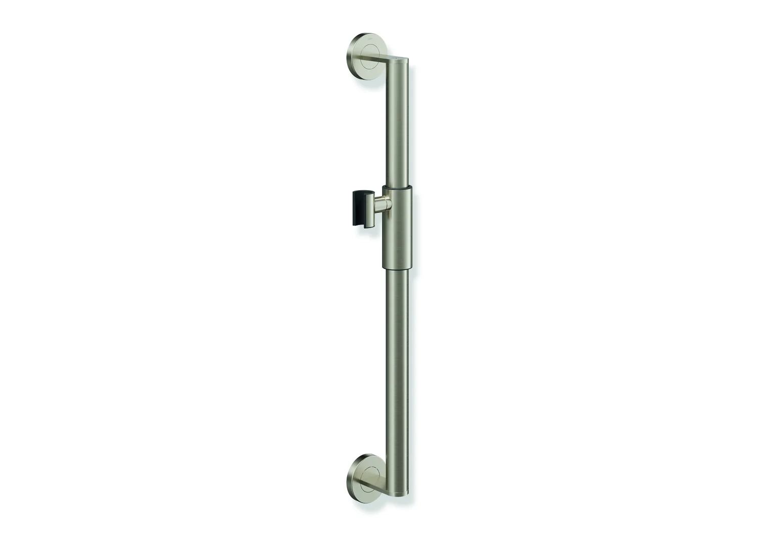 HEWI Brausehalterstange System 900, Edelstahl, PVD, Achsmaß 600 mm, D: 32 mm, magnetischer Brausehalter, HEWI Farbe WR HEWI Brausehalterstange System 900, Edelstahl, PVD, Achsmaß 600 mm, D: 32 mm, magnetischer Brausehalter, HEWI Farbe WR