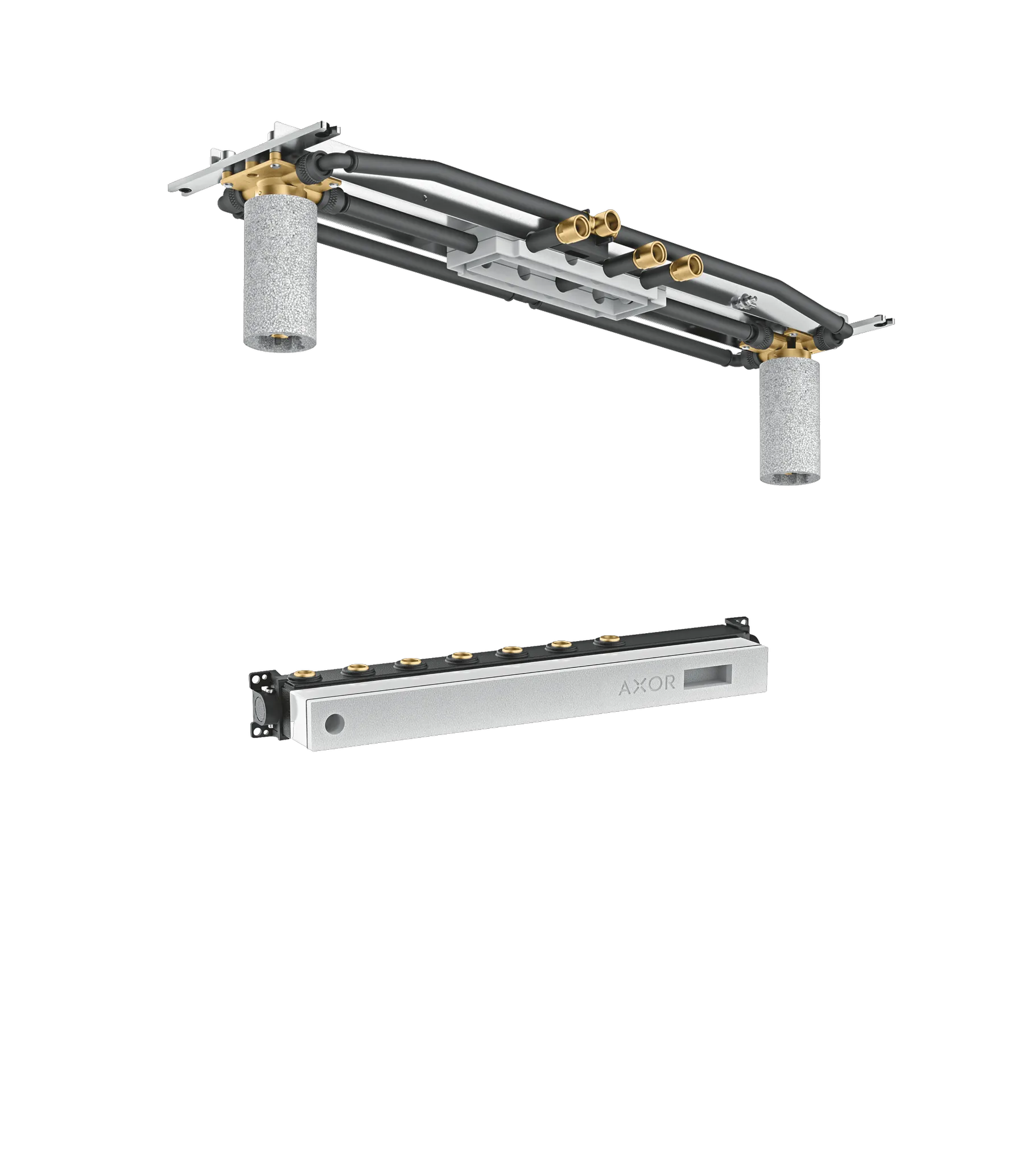 Hansgrohe Unterputz-Armatur „Axor Showersolutions“ Ausladung 0 mm