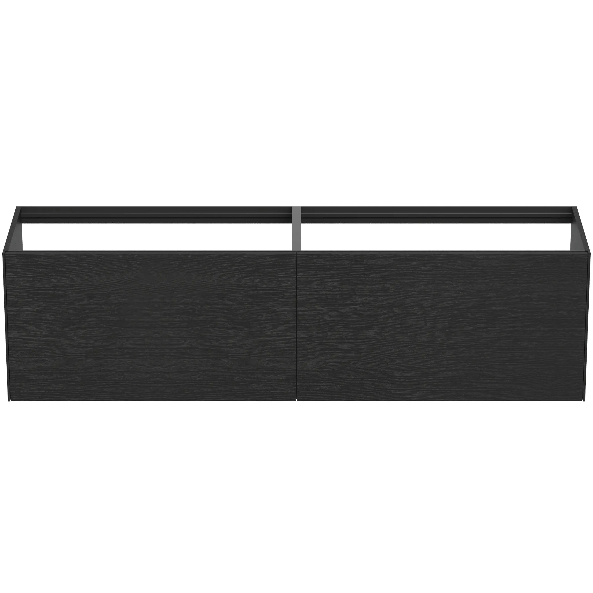 Ideal Standard Waschtischunterschrank „Conca“ 198,5 × 54 × 50,5 cm Eiche geflammt Furnier Ideal Standard Waschtischunterschrank „Conca“ 198,5 × 54 × 50,5 cm Eiche geflammt Furnier