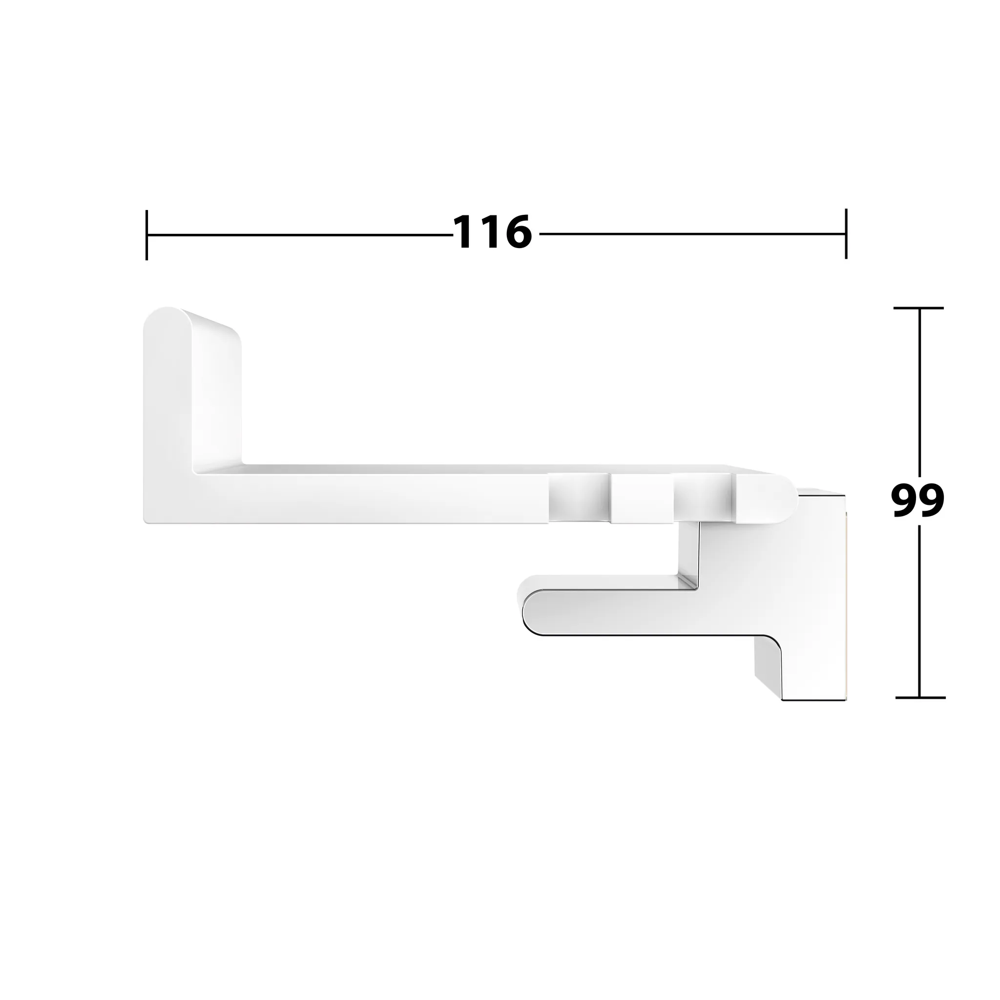 REVA 12858510000 Duschablage weiß