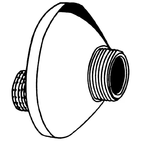S-Anschluss 12004, 1/2'' x 1/2'', chrom S-Anschluss 12004, 1/2'' x 1/2'', chrom