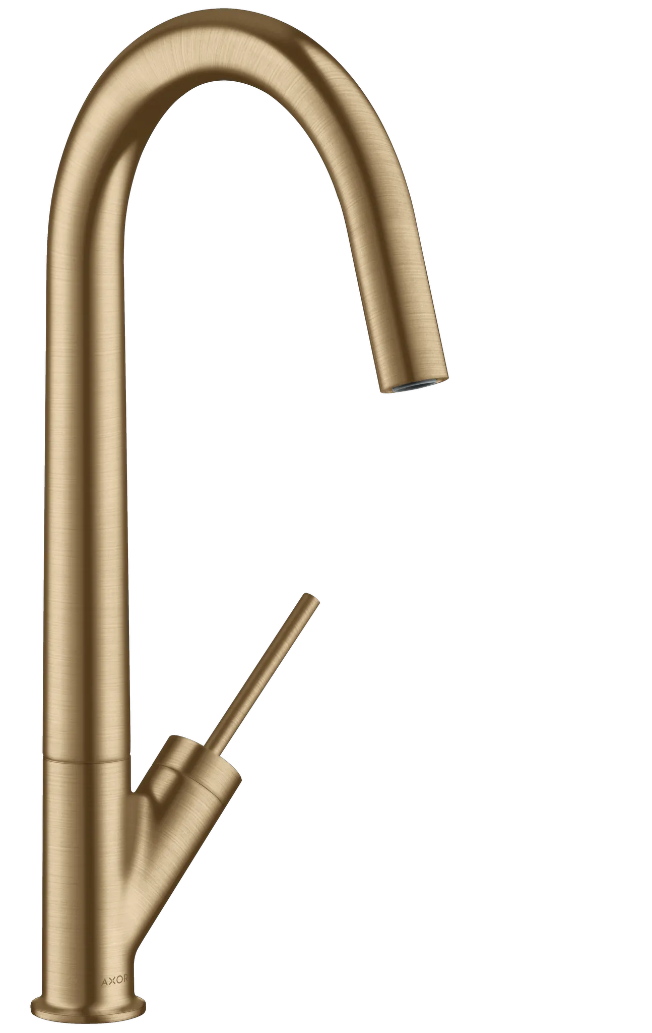 Hansgrohe AXOR Starck Einhebel-Küchenmischer 300 mit Schwenkauslauf, Brushed Bronze