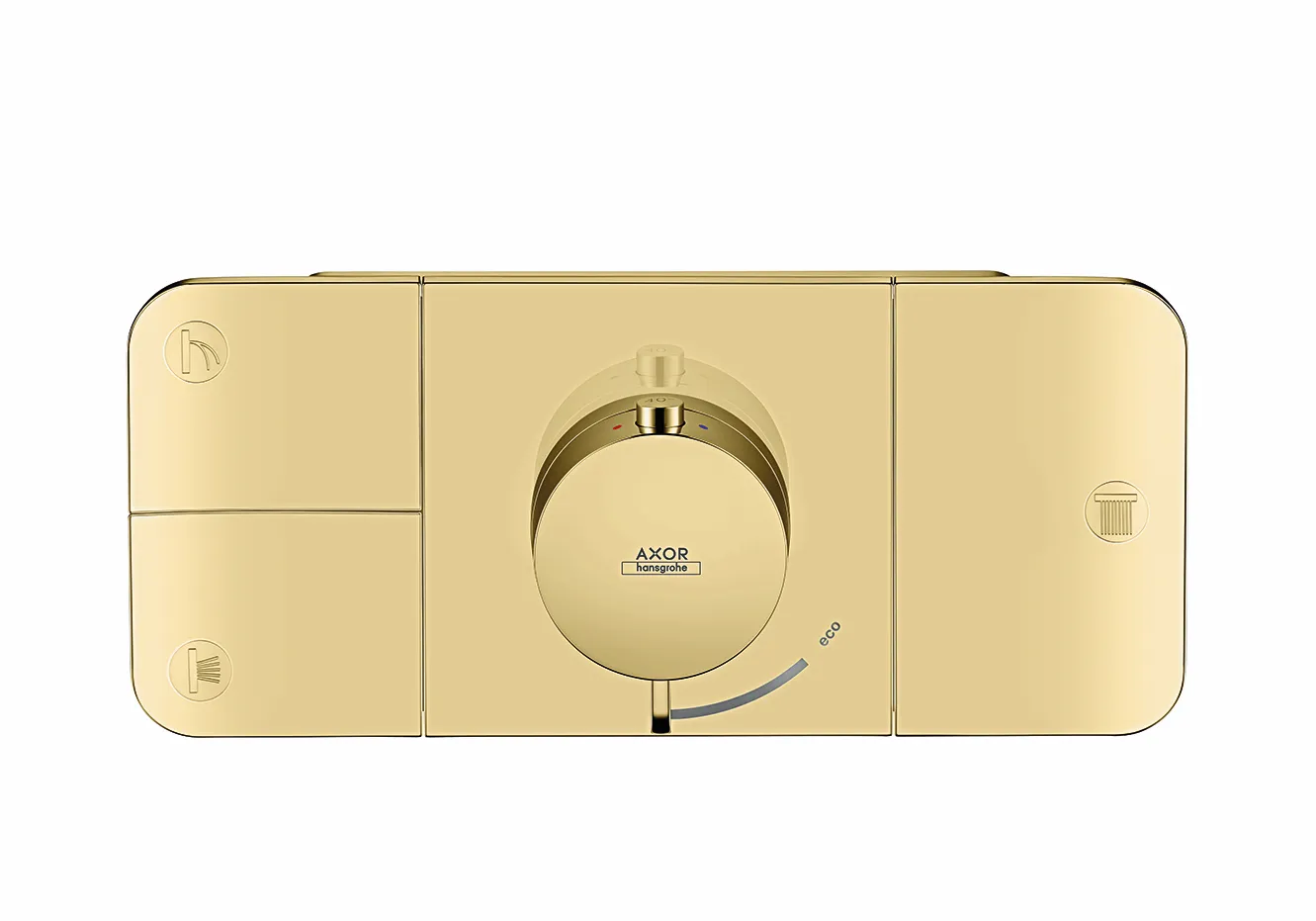 Hansgrohe AXOR One Thermostatmodul Unterputz für 3 Verbraucher, Chrom Hansgrohe AXOR One Thermostatmodul Unterputz für 3 Verbraucher, Chrom