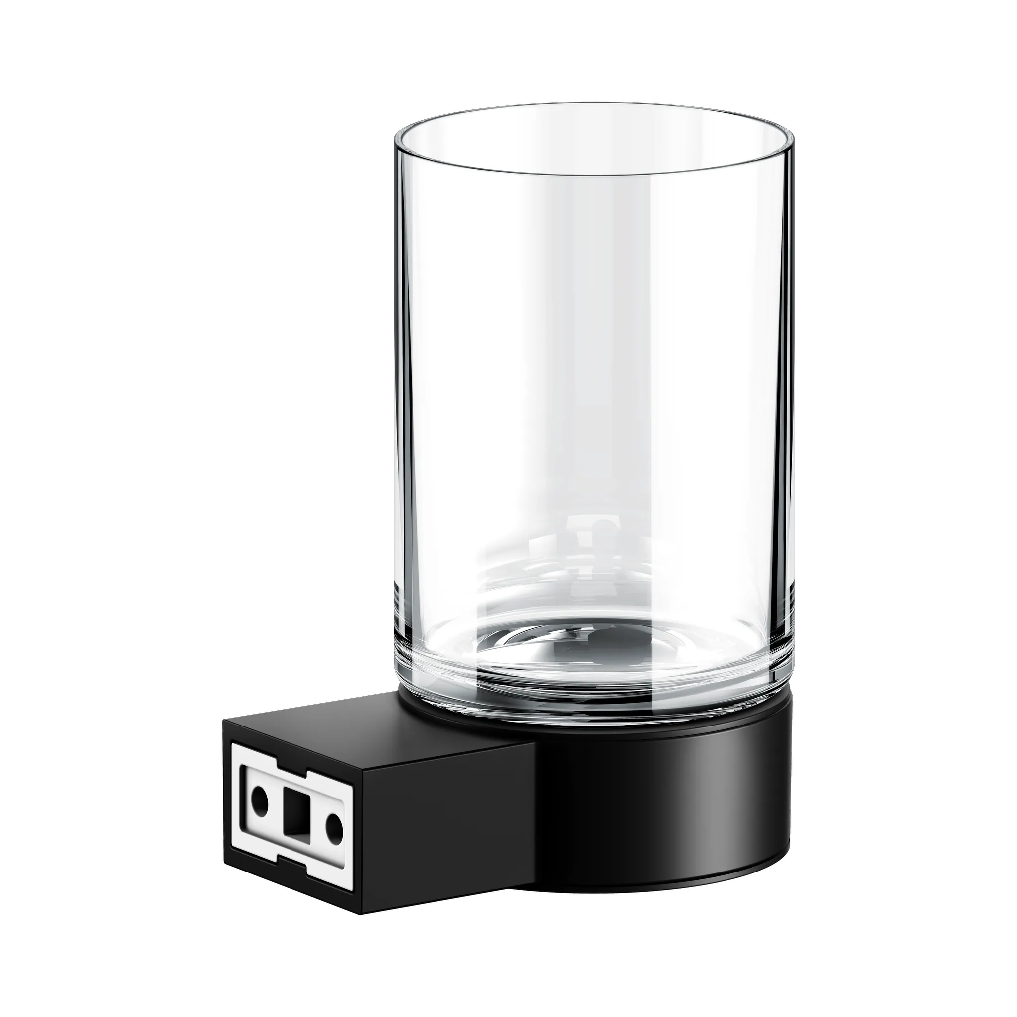 Plan 14950379000 Glashalter mit Echtkristall-Glas schwarz Plan 14950379000 Glashalter mit Echtkristall-Glas schwarz