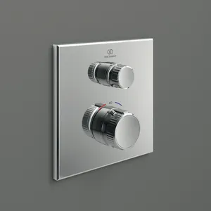 Brausethermostat Unterputz Ceratherm Navigo 1 Verbraucher Eckig Brushed Gold Brausethermostat Unterputz Ceratherm Navigo 1 Verbraucher Eckig Brushed Gold