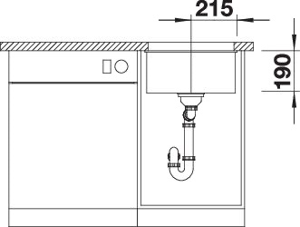 BLANCO SUBLINE 400-U