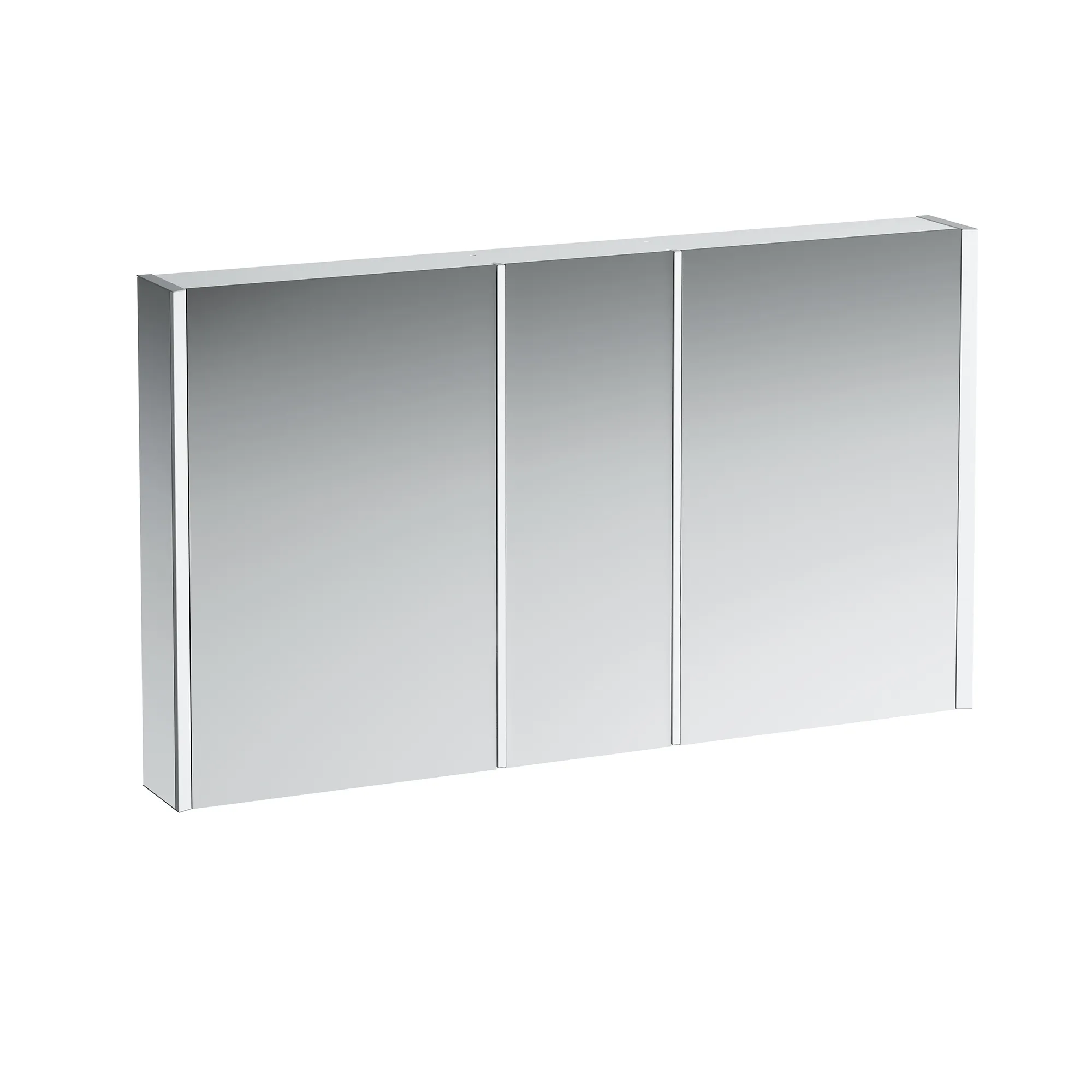 Laufen Spiegelschrank „Frame 25“ in Aluminium, glanzeloxiert Laufen Spiegelschrank „Frame 25“ in Aluminium, glanzeloxiert