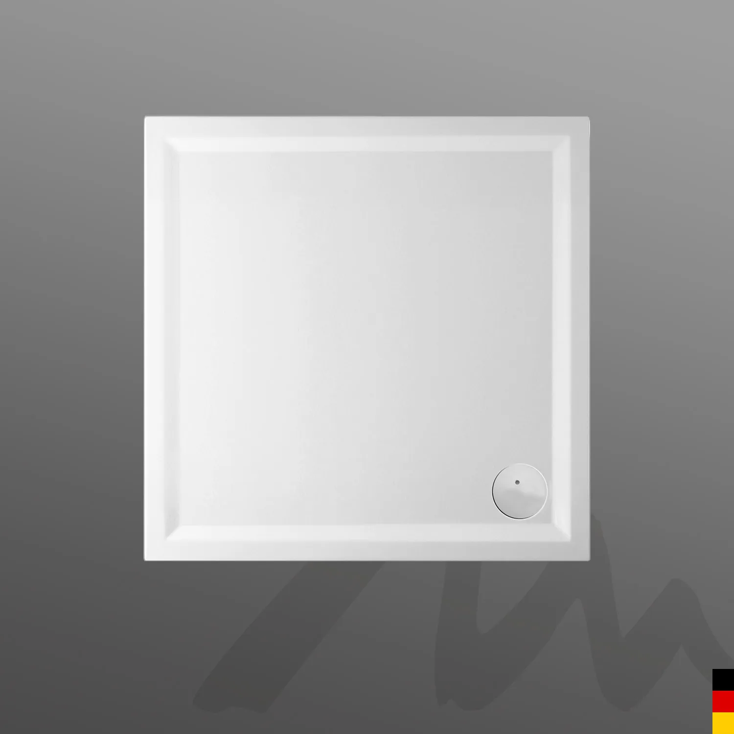 Mauersberger lupina Acryl-Duschwanne Rechteckform lupina 120⁄120 SF 1200x1200x60, weiß