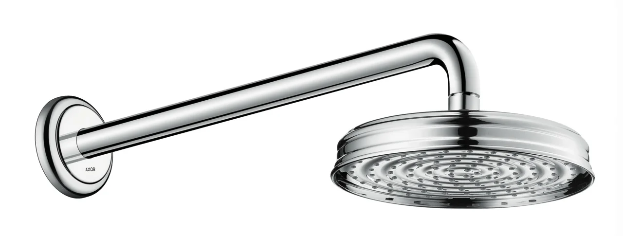 Hansgrohe AXOR Montreux Brausearm DN15, 389 mm Ausladung, Chrom, Aufputzmontage Hansgrohe AXOR Montreux Brausearm DN15, 389 mm Ausladung, Chrom, Aufputzmontage