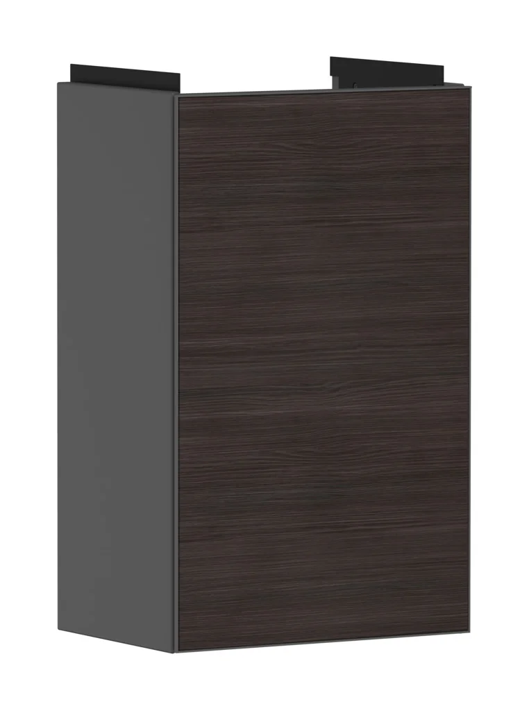 Hansgrohe Xevolos E Waschtischunterschrank Schiefergrau Matt, 340/245 mm f. Handwaschbecken, Türanschlag rechts