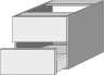 Unterschrank 2morrow (G1210) 340x350x520 Anthrazit-Matt