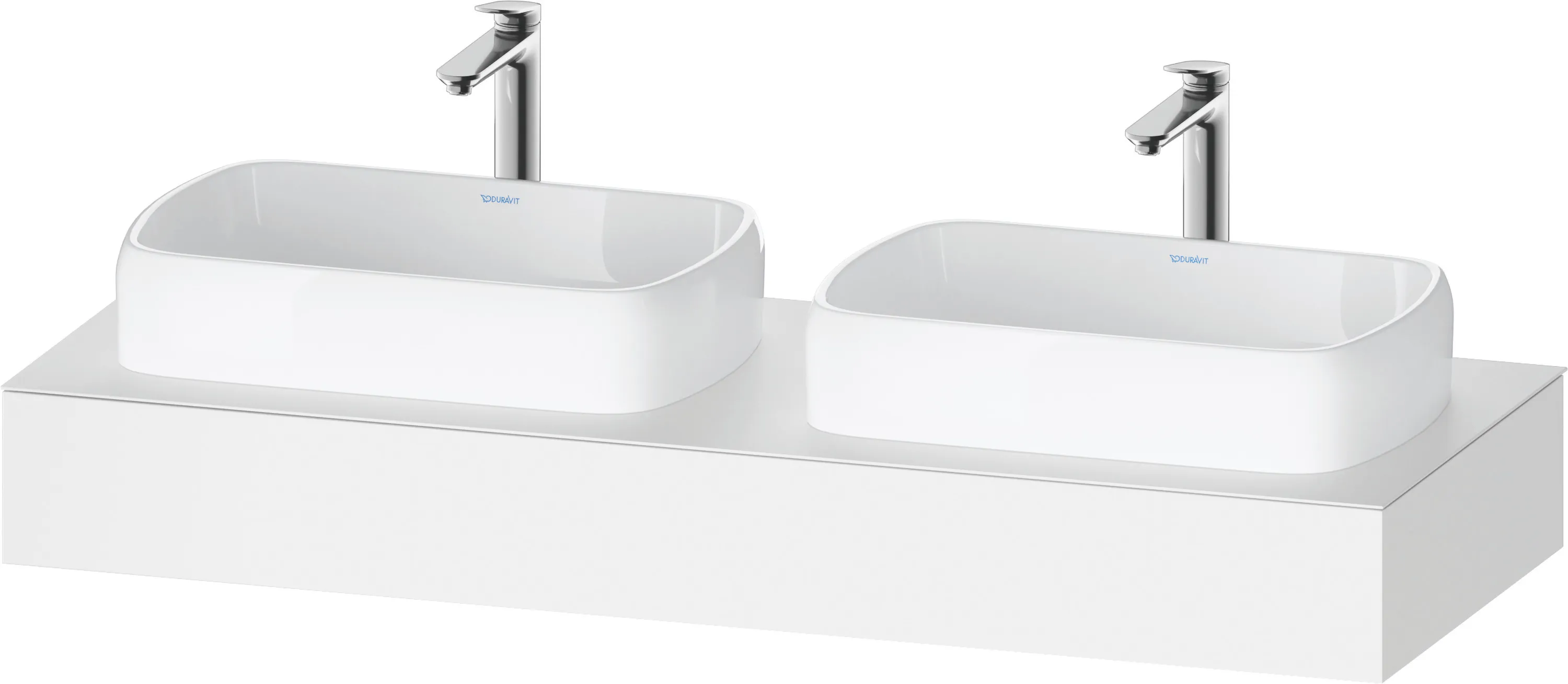 Duravit Konsole „Qatego“ in Weiß Matt