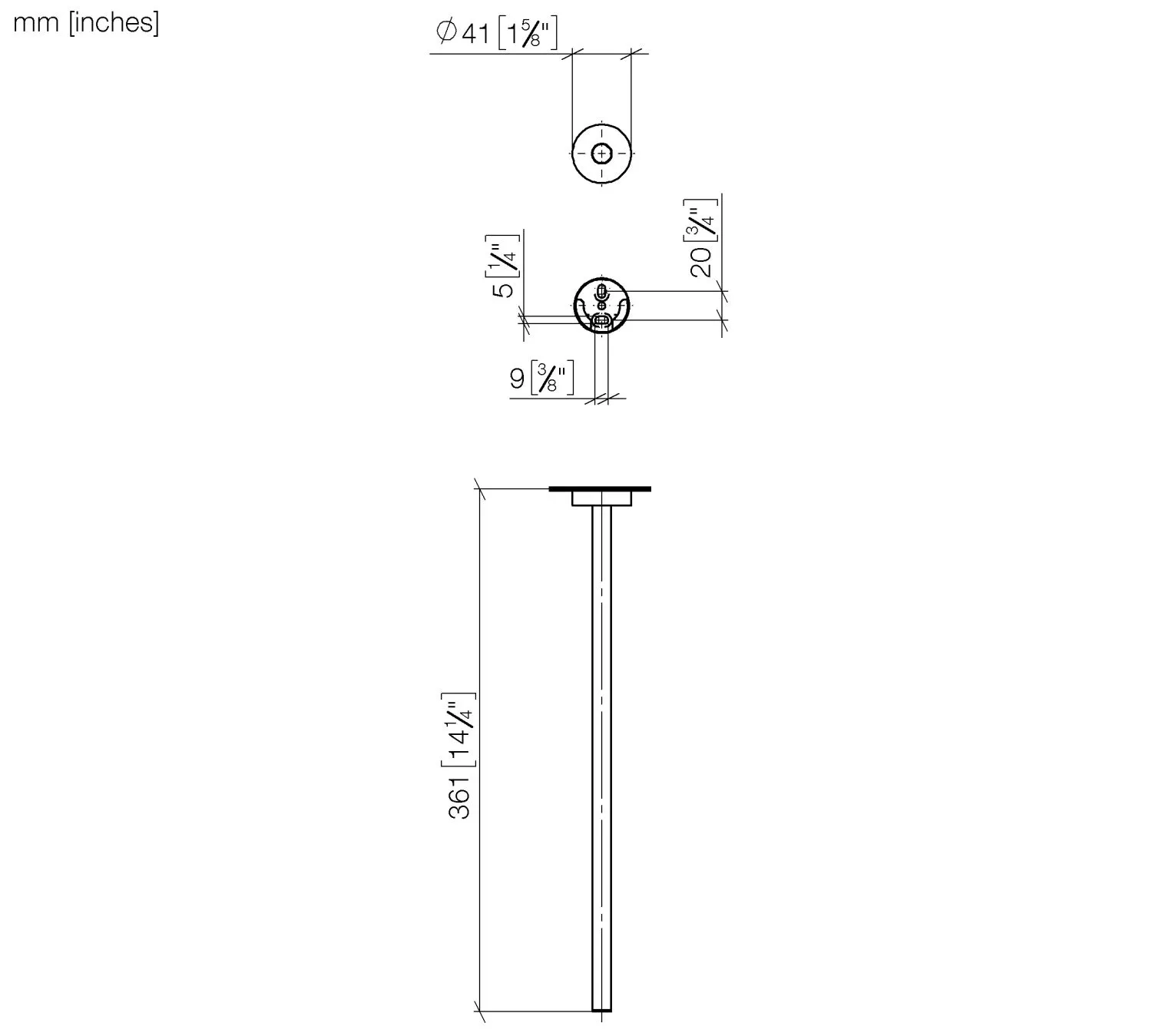 Handtuchhalter 1-teilig starr SERIENSPEZIFISCH Chrom 83215979 Handtuchhalter 1-teilig starr SERIENSPEZIFISCH Chrom 83215979