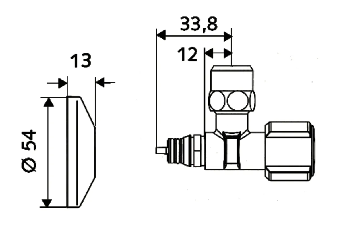 Eckventil mit Regulierfunktion QUICK COMFORT, Stecktechnik QUICK, COMFORT-Griff, Schubrosette Ø 54 mm, Stecktechnik QUICK DN 15, Ø 10 mm (DN 10 G 3/8 AG), chrom Eckventil mit Regulierfunktion QUICK COMFORT, Stecktechnik QUICK, COMFORT-Griff, Schubrosette Ø 54 mm, Stecktechnik QUICK DN 15, Ø 10 mm (DN 10 G 3/8 AG), chrom