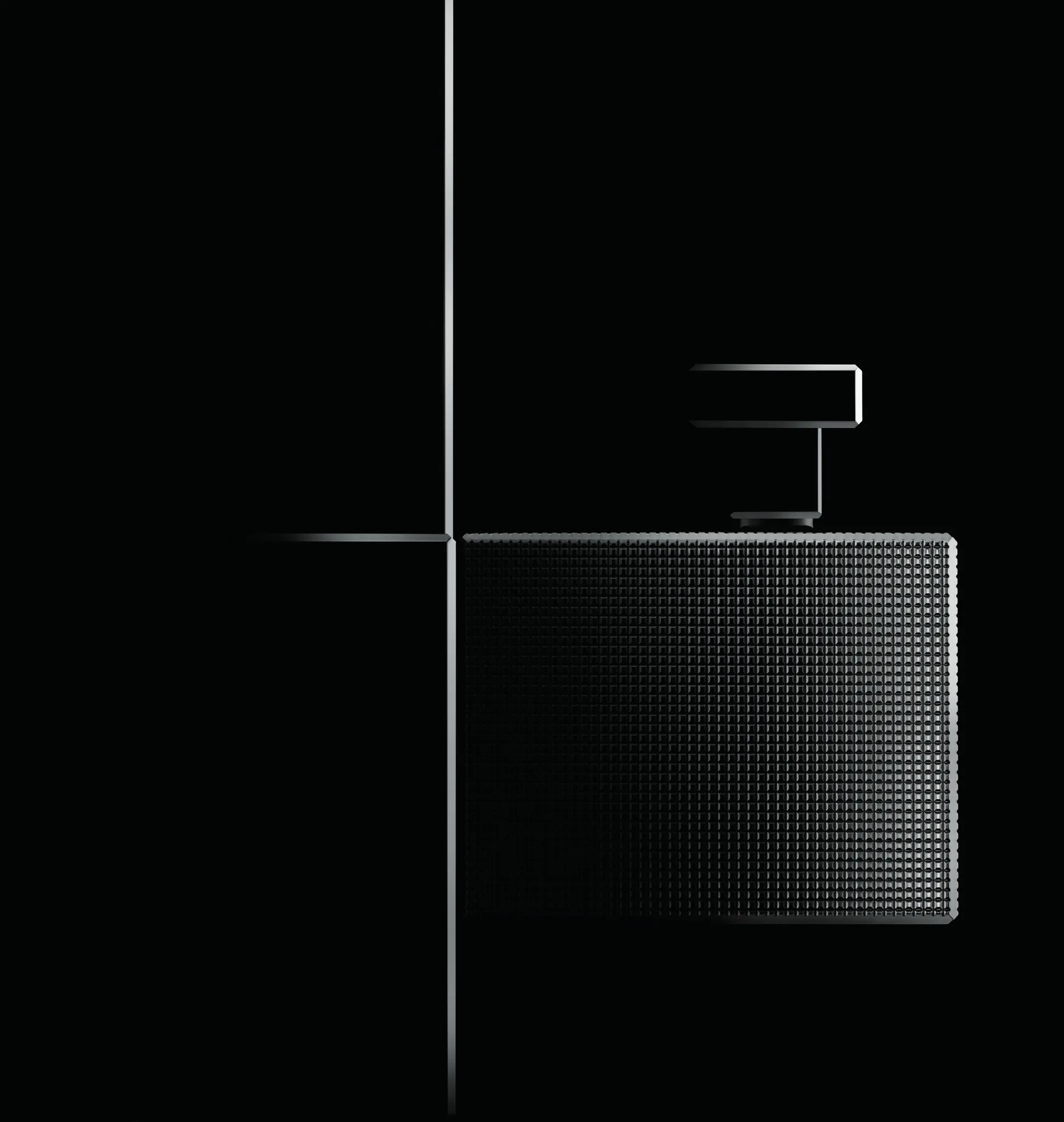 Hansgrohe AXOR Edge Einhebel-Waschtischmischer 190 mit Push-Open Ablaufgarnitur - Diamantschliff, Chrom Hansgrohe AXOR Edge Einhebel-Waschtischmischer 190 mit Push-Open Ablaufgarnitur - Diamantschliff, Chrom