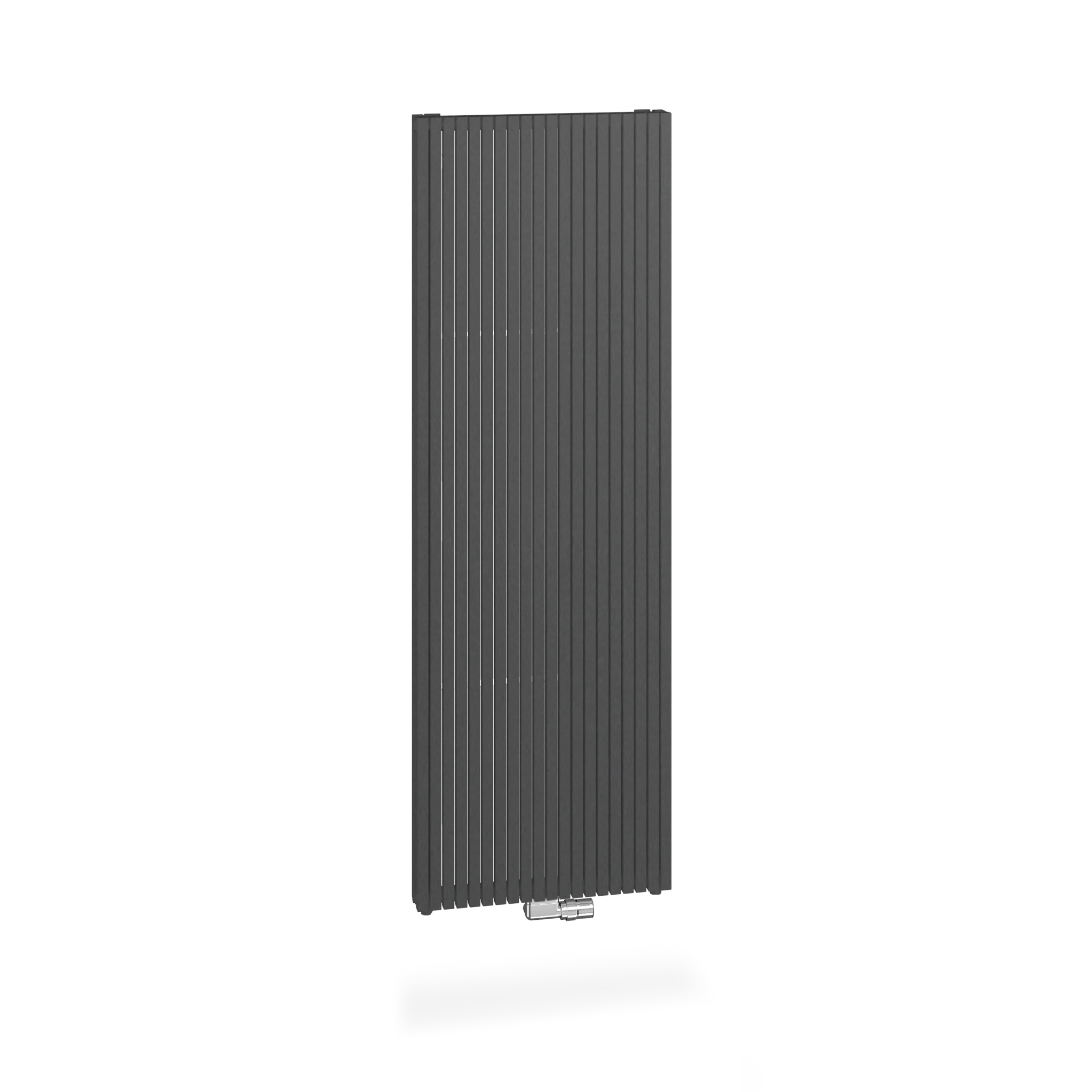 Kermi Design-Heizkörper „Carré®“ vertikal 89,5 × 200 cm in Graphit Metallic