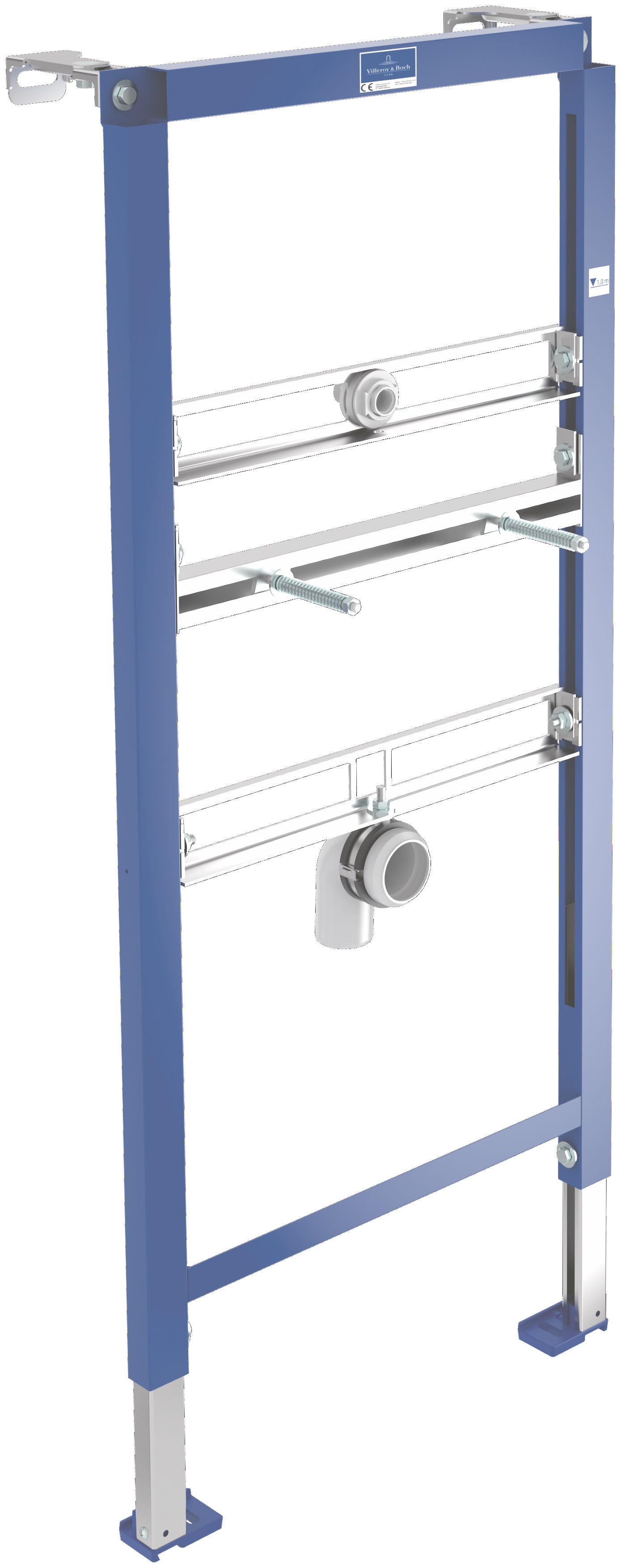 Villeroy & Boch Urinal-Vorwandelement für Prodetect „ViConnect Installationssysteme“ 112 × 52,5 × 8 cm 