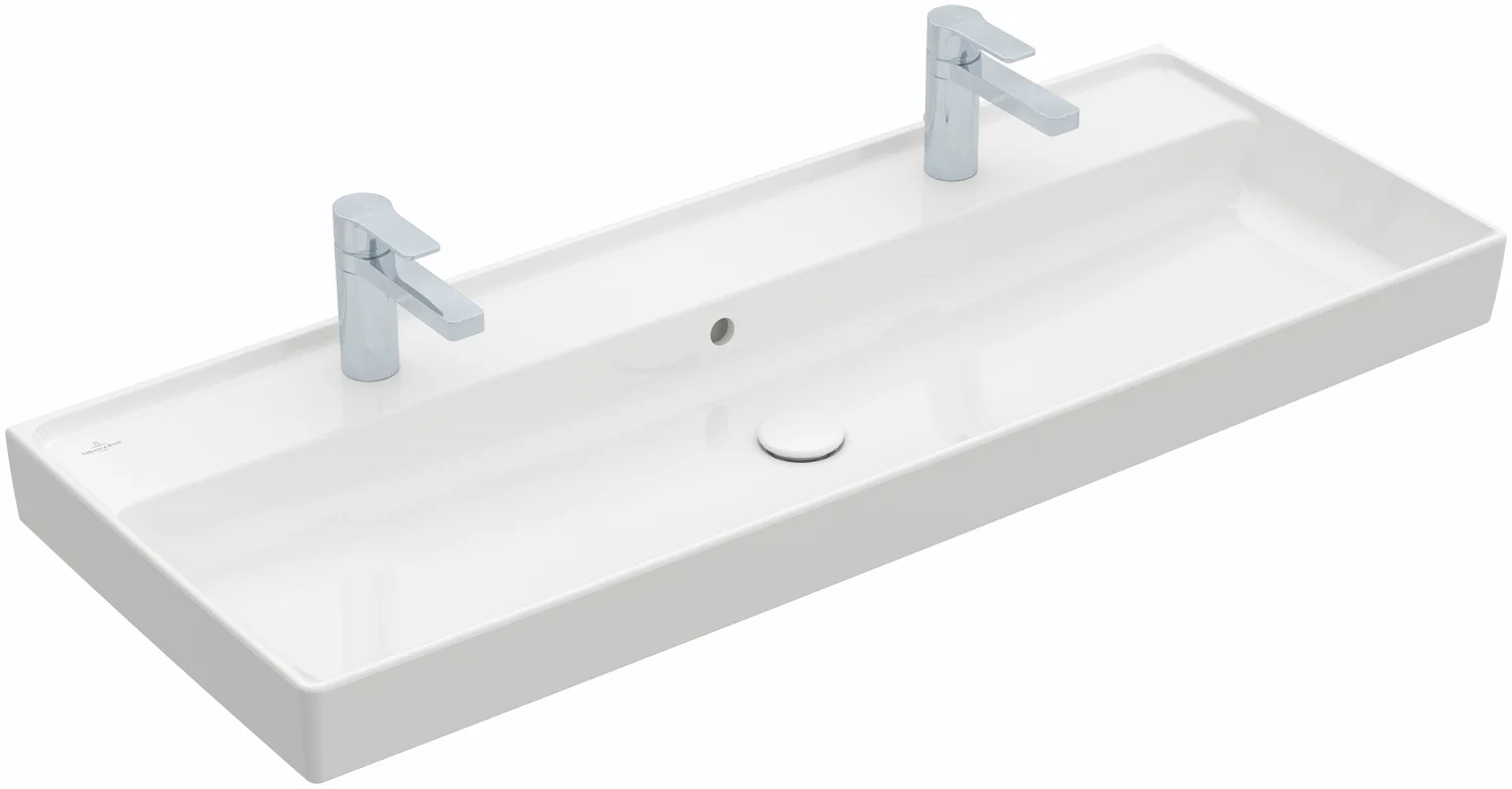 Villeroy & Boch Collaro Schrankwaschtisch 1200x470mm Rechteck TitanCeram Stone White CeramicPlus
