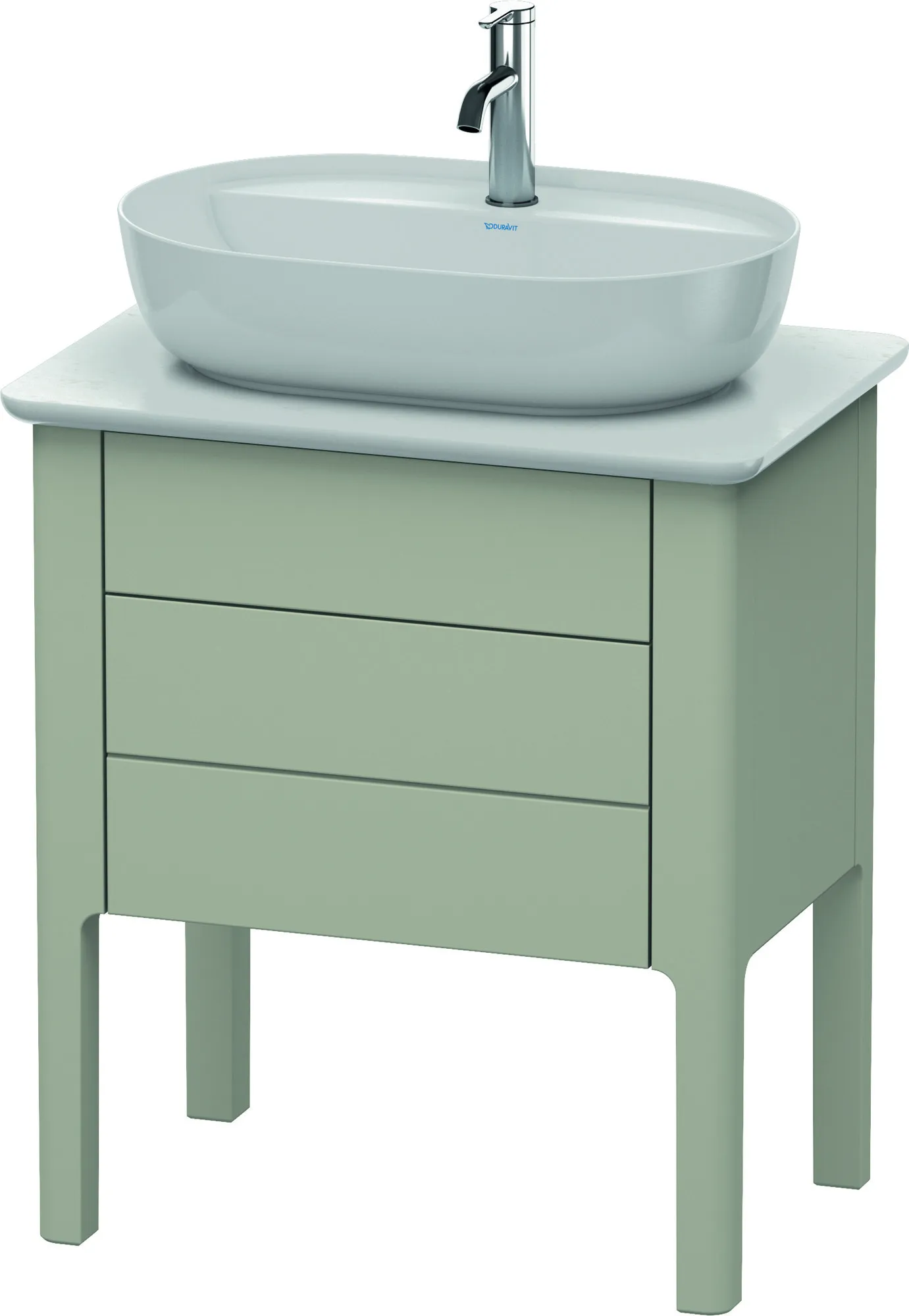 Duravit Waschtischunterschrank bodenstehend „Luv“ 63,8 × 74,3 × 45 cm Taupe Seidenmatt Duravit Waschtischunterschrank bodenstehend „Luv“ 63,8 × 74,3 × 45 cm Taupe Seidenmatt