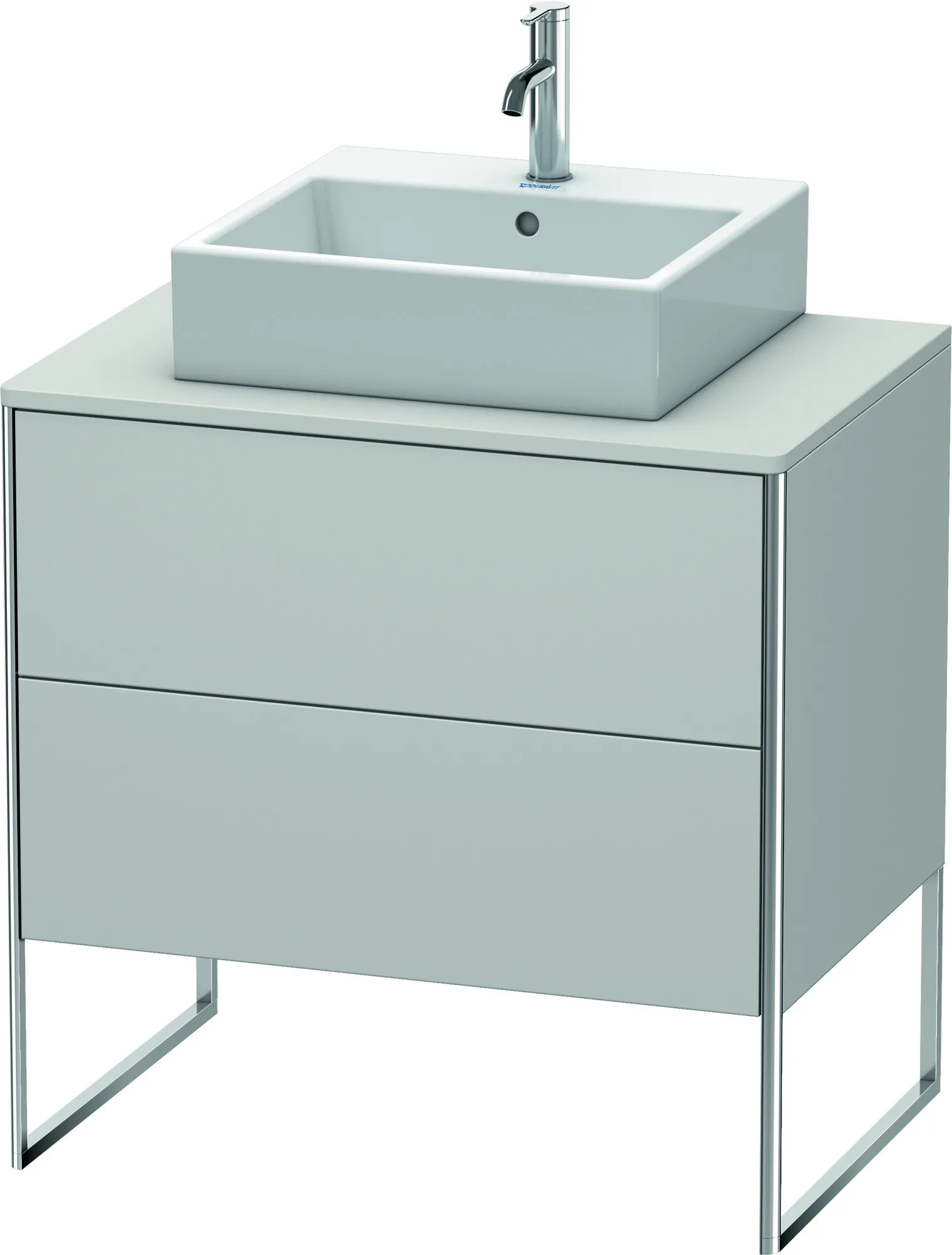 Duravit Waschtischunterschrank bodenstehend „XSquare“ 80 × 77,8 × 54,8 cm Nordic Weiß Seidenmatt Duravit Waschtischunterschrank bodenstehend „XSquare“ 80 × 77,8 × 54,8 cm Nordic Weiß Seidenmatt