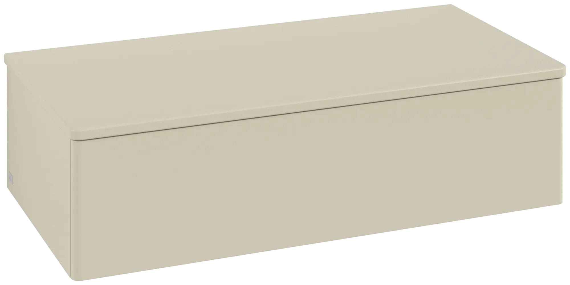 Villeroy & Boch Sideboard Antao K40, 1000x268x500 mm, Silk Grey Matt Lacquer, 1 Auszug mit Anti-Rutschboden und Beleuchtung, Wandmontage Villeroy & Boch Sideboard Antao K40, 1000x268x500 mm, Silk Grey Matt Lacquer, 1 Auszug mit Anti-Rutschboden und Beleuchtung, Wandmontage