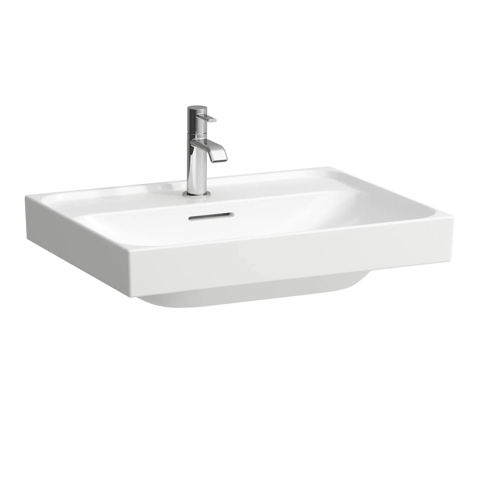 Laufen Aufsatzwaschtisch MEDA, 460x600x160 mm, 1 Hahnloch mit Überlauf, weiß LCC Laufen Aufsatzwaschtisch MEDA, 460x600x160 mm, 1 Hahnloch mit Überlauf, weiß LCC