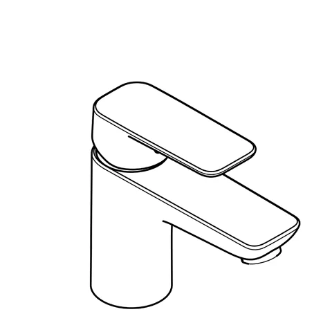 Kludi PURE&STYLE Waschtisch-EHM 75 chrom