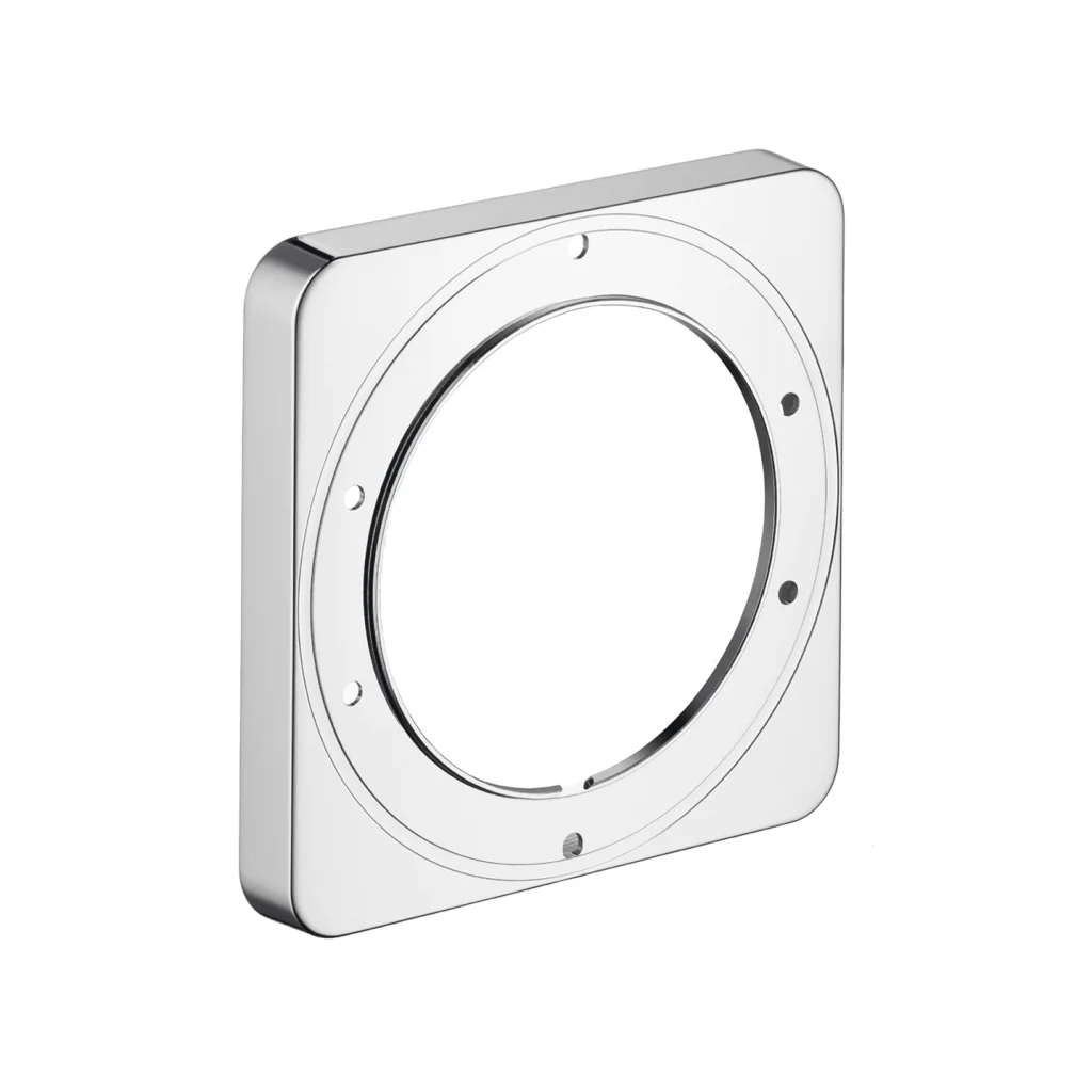Hansgrohe AXOR Verlängerungsrosette, Chrom, 172 x 172 mm, Verlängerung 22 mm Hansgrohe AXOR Verlängerungsrosette, Chrom, 172 x 172 mm, Verlängerung 22 mm