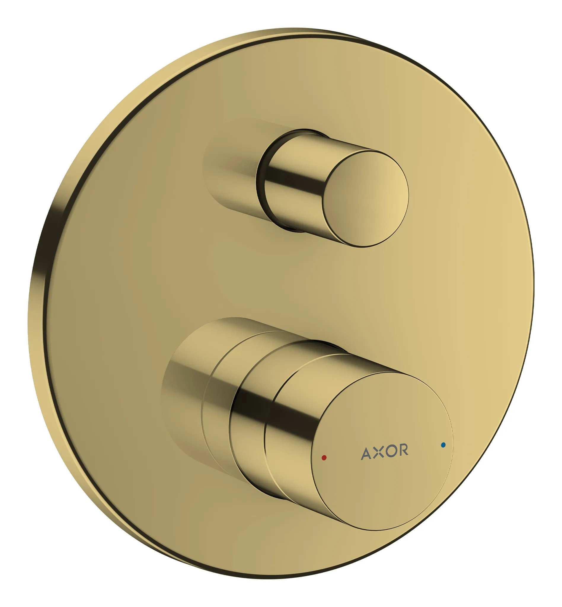 Hansgrohe AXOR Uno Einhebel-Wannenmischer Unterputz mit Zerogriff, Polished Gold Optic